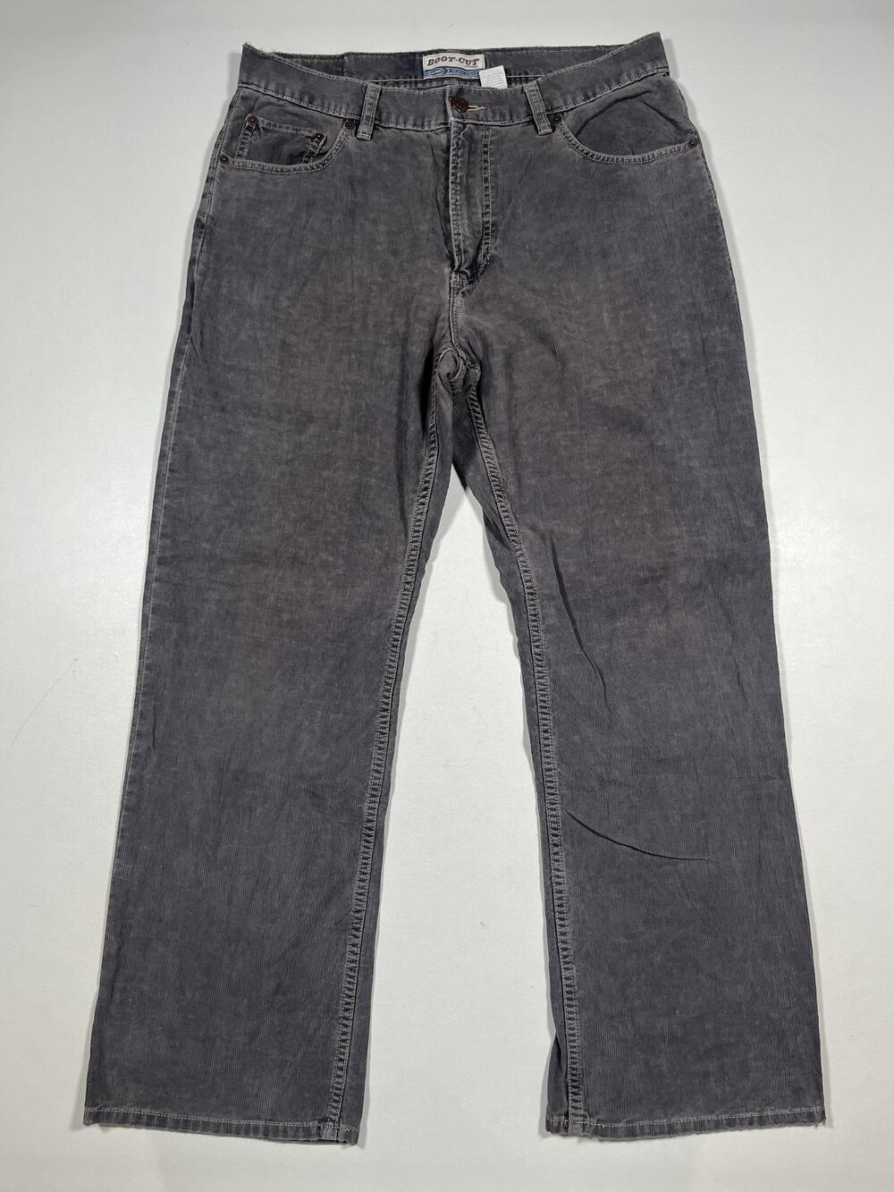 Vintage Old Navy Jeans Mens 33x30 Gray Corduroy Regular Bootcut 2000s VTG Y2K